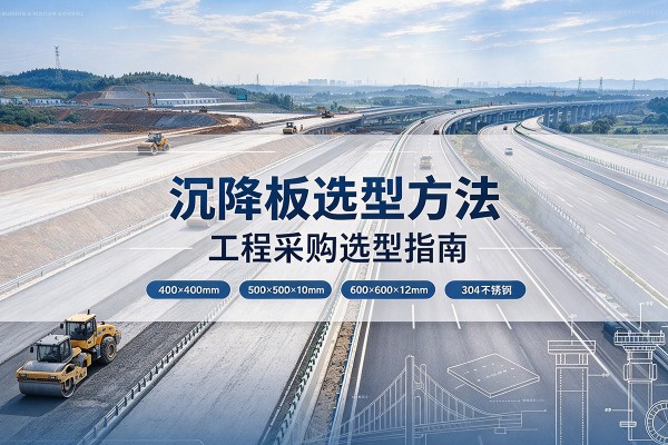 海州沉降板选择方法